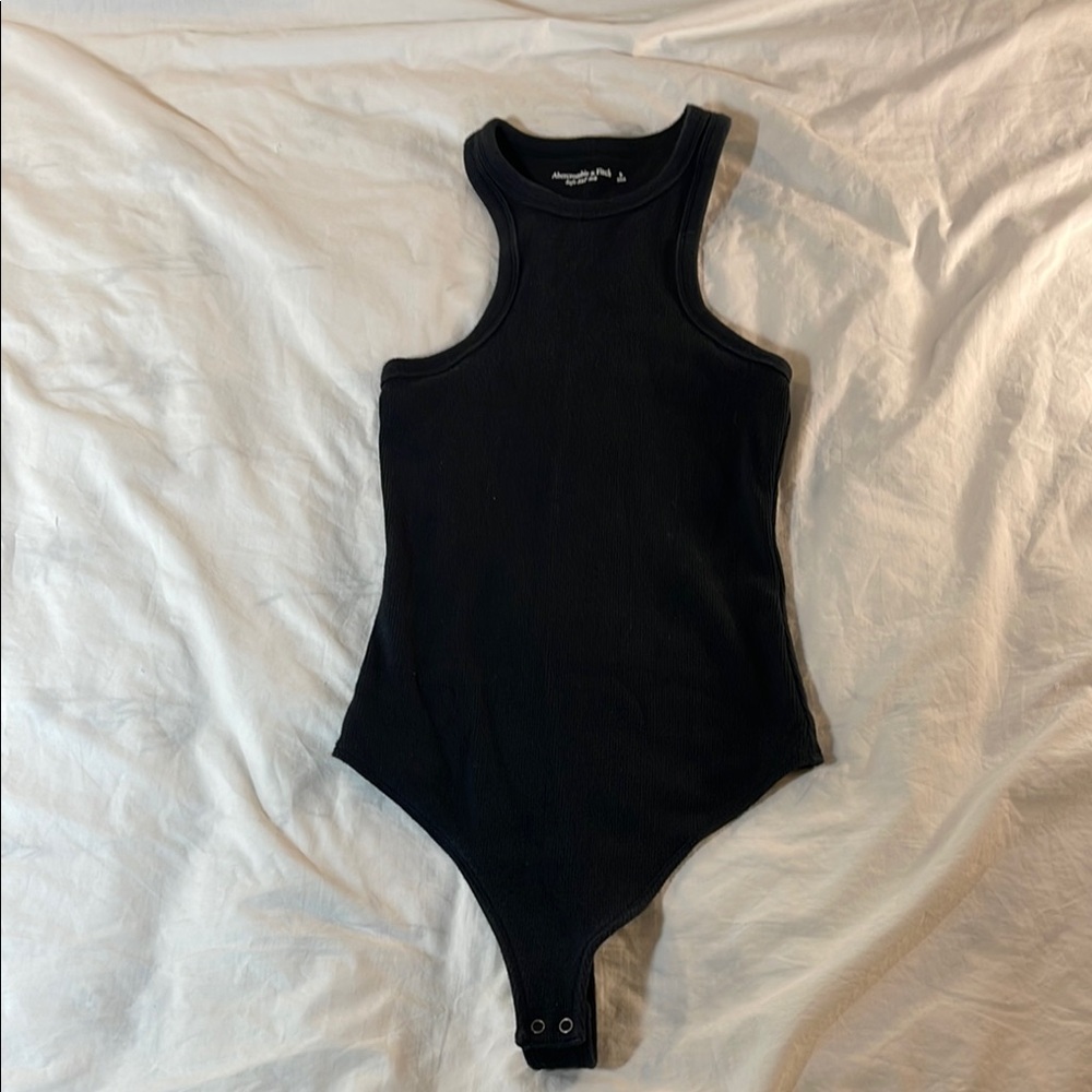 Abercrombie & Fitch Black Bodysuit One Piece